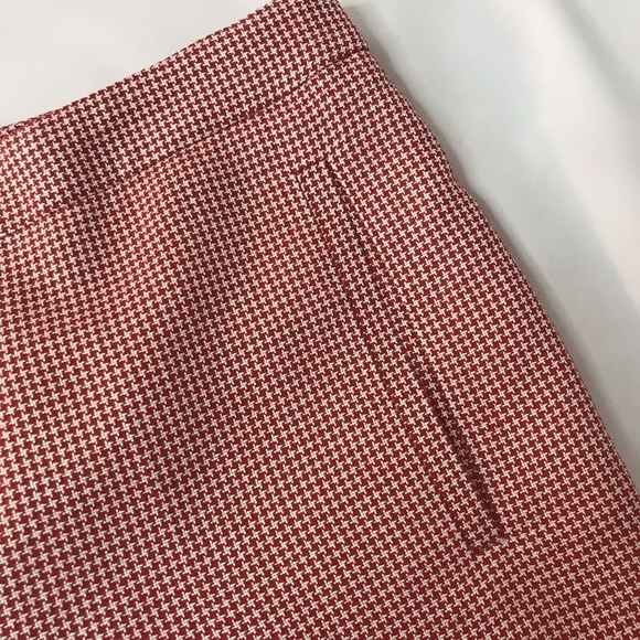 Miu Miu Crop Pant Trouser Wool Silk Red - Picture 3 of 8